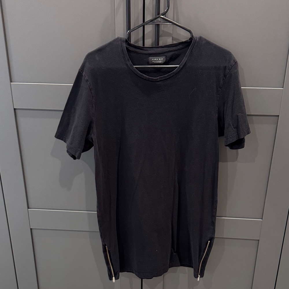 Zara Black Short Sleeve Tee